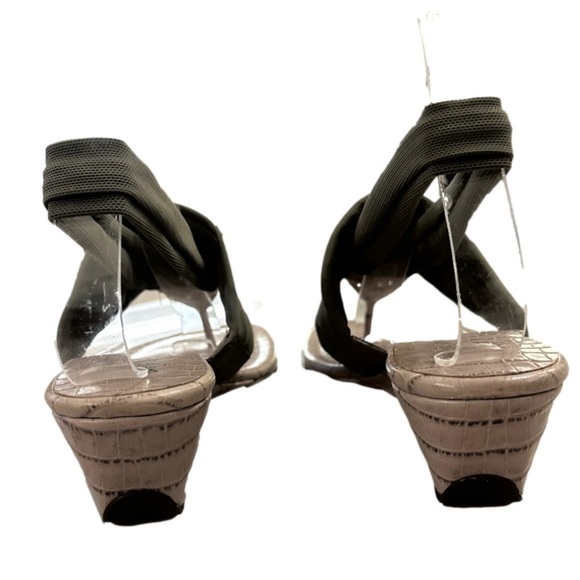 Donald J Pliner Dasan olive Wedge Slide Thong Sandals Women’s shoes size 7.5 - Picture 4 of 5